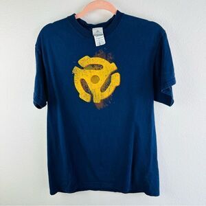 Rock And Roll Hall Of Fame Museum Navy Graphic Tee Size M